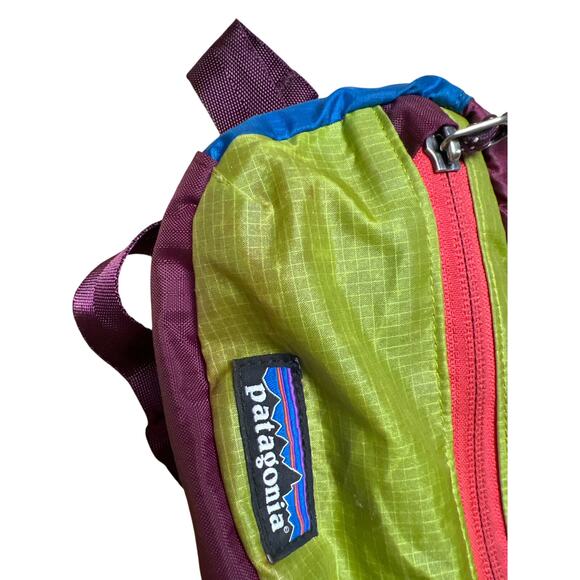 Patagonia Lightweight  Mini Hip Pack Fanny 1L Patchwork Peppergrass - Picture 5 of 7